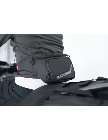 Fanny pack LS2 Freedom 3L Black for Motorcycle | Iguana Custom