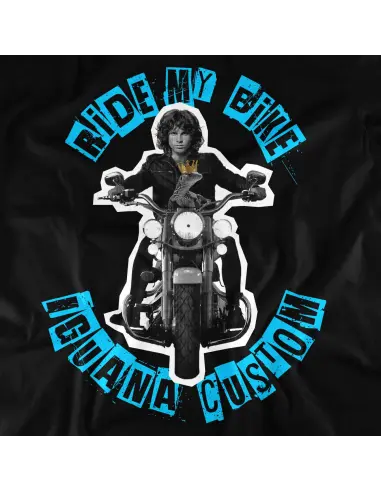 Camiseta Iguana Custom Homenagem Jim Morrison Preta | Homem