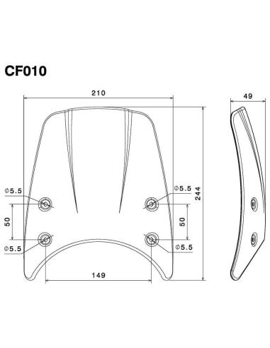 Comprar Cupula Rizoma Aluminio Racer a precio de oferta
