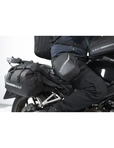 Borsa da gamba LS2 Freedom 2L Nera | Iguana Custom