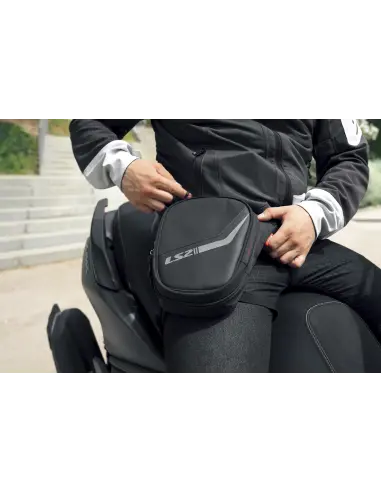 Bolsa de Pierna LS2 Freedom 2L Negra | Iguana Custom