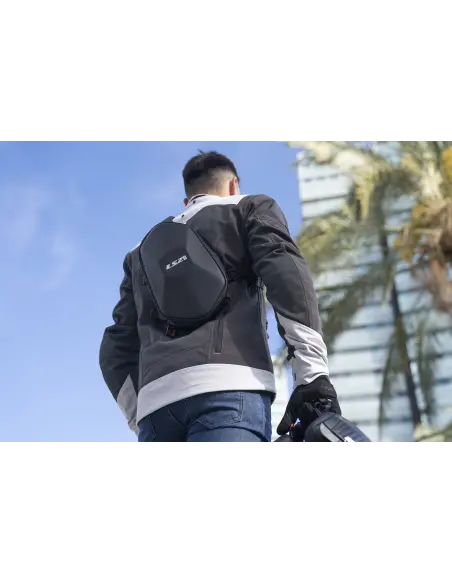 Shoulder bag LS2 Shield Rigid 4L Black | Iguana Custom