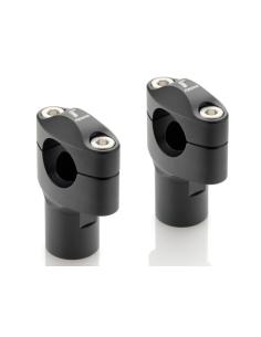 BLACK RIZOMA TORRETAS 60 MM FOR HANDLEBARS 29MM-SCREW M10