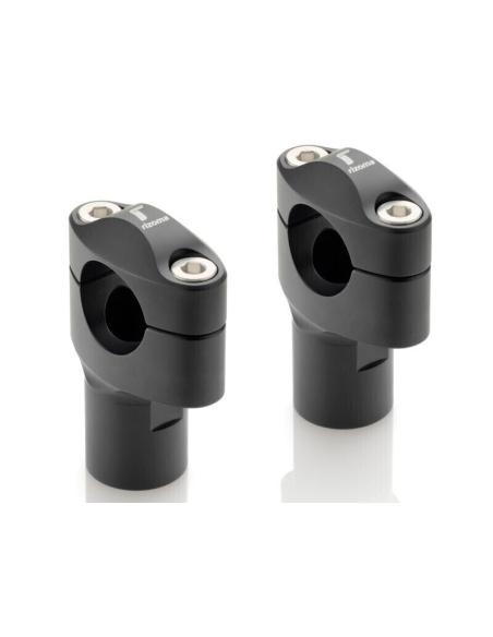 Rizoma Turrets Black 60Mm Pour Guidon De 29Mm - Boulon M10