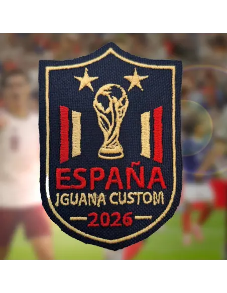 Spain Embroidered Patch 2026 of 9 cm | Iguana Custom