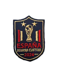 Parche Bordado España 2026 de 9 cm | Iguana Custom 2