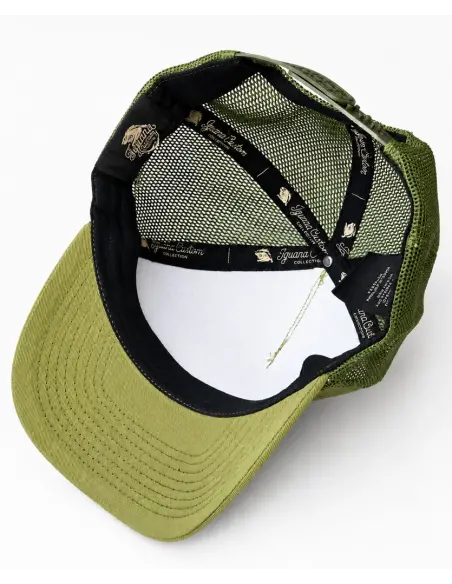 Gorra Road Born Army Green | Iguana Custom