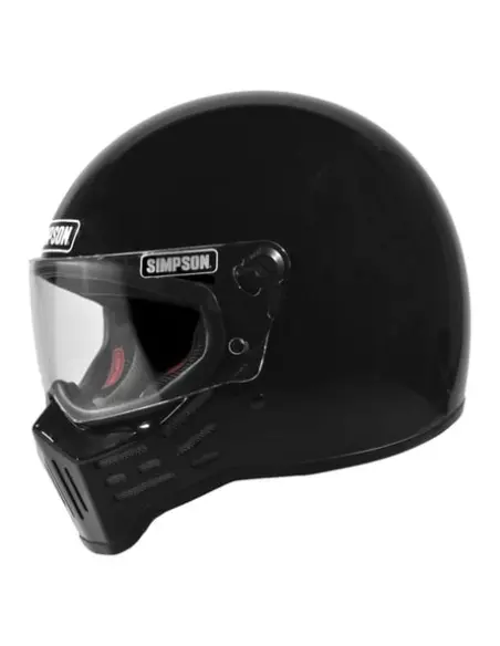 Simpson M30 black helmet ECE 22.06 | Iguana Custom