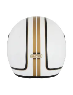 Capacete Simpson M62 Hondo Matt White ECE 22.06 | Iguana Custom 2