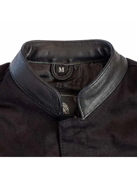 Denim And Leather Soa Vest | Sale Price