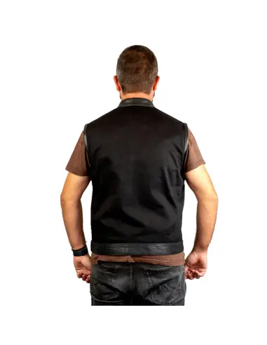 Comprar Chaleco Soa Vaquero Y Piel a precio de oferta