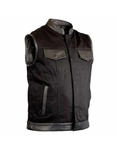 Comprar Chaleco Soa Vaquero Y Piel a precio de oferta