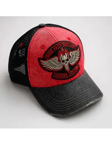 Boné Trucker Ride Fast Die Last | Iguana Custom