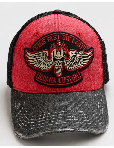Trucker Cap Ride Fast Die Last | Iguana Custom