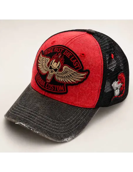 Casquette Trucker Ride Fast Die Last | Iguana Custom