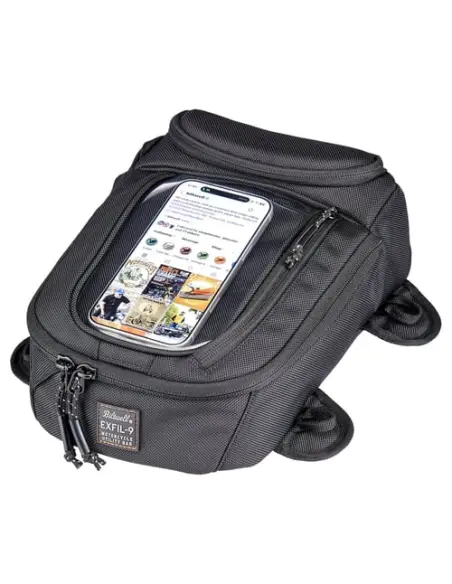 Biltwell EXFIL-9 magnetic tank bag | Iguana Custom