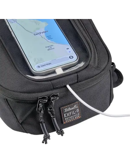 Biltwell EXFIL-9 magnetic tank bag | Iguana Custom