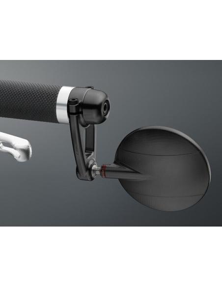 RIZOMA SPY-ARM HANDLEBAR END MIRROR BLACK HOMOLOGATED