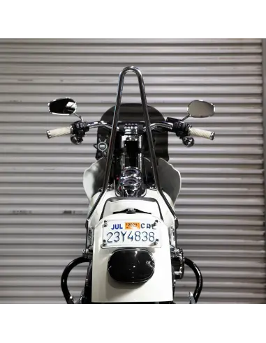 Sissy Bar Biltwell EXFIL Softail chromé | Iguana Custom