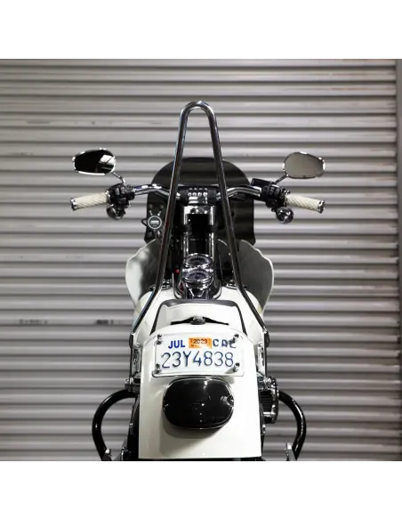 Sissy Bar Biltwell EXFIL Softail cromato | Iguana Custom