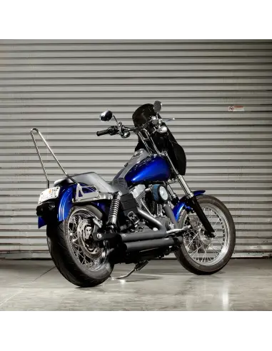 Sissy Bar Biltwell EXFIL Dyna cromado | Iguana Custom