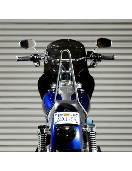Sissy Bar Biltwell EXFIL Dyna chromé | Iguana Custom