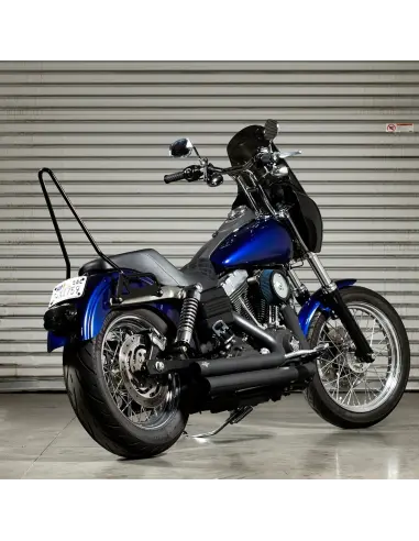 Sissy Bar Biltwell EXFIL Dyna nero | Iguana Custom