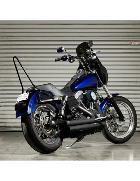 Sissy Bar Biltwell EXFIL Dyna negro | Iguana Custom