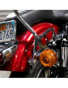 Sissy Bar Biltwell EXFIL Sportster 96-03 black | Iguana Custom 2