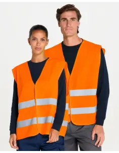 Gilet Réfléchissant Orange Moto Obligatoire 2026 | Iguana Custom