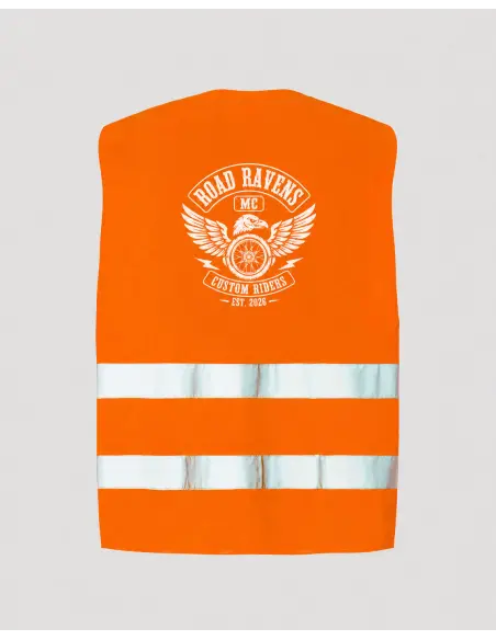 Custom DTF Motorcycle Reflective Vest | Motorcycle Clubs