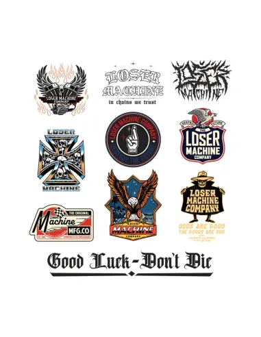 Comprar Pack De Stickers Loser Machine Lmc a precio de oferta