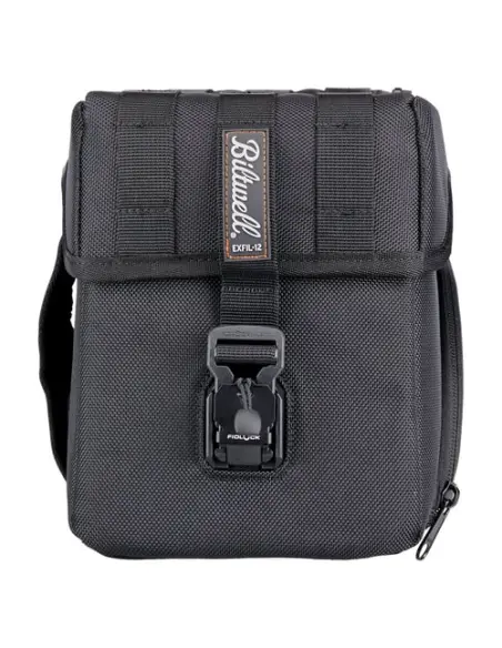 Borse laterali Biltwell EXFIL-12 nere per moto | Iguana Custom