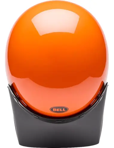 Capacete Bell Moto-3 Classic Laranja Brilhante ECE 22.06 | Estilo Retro Racing