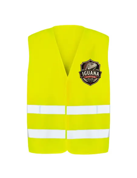Gilet Réfléchissant Moto Born to Ride Iguana Custom | EN ISO 20471