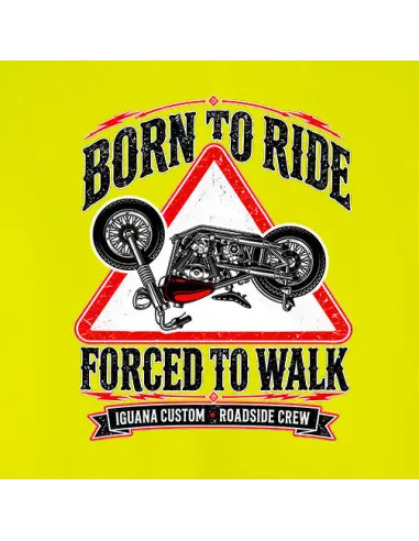Gilet Réfléchissant Moto Born to Ride Iguana Custom | EN ISO 20471