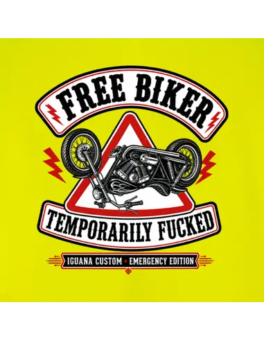 Chaleco Reflectante Amarillo Free Biker Moto | Iguana Custom