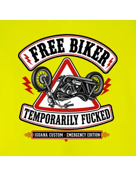 Yellow Reflective Vest Free Biker Moto | Iguana Custom