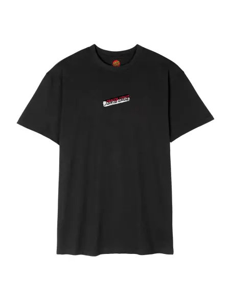 T-Shirt Santa Cruz Damaged Hand Nera