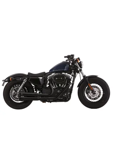 Scarico Falcon Double Groove Nero Sportster 2014-2020
