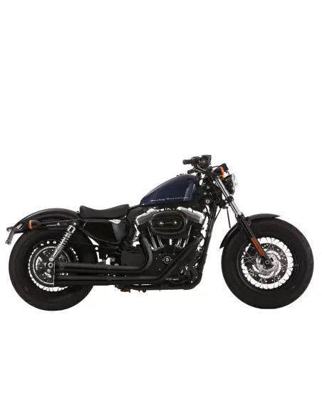 Échappement Falcon Double Groove Noir Sportster 2014-2020