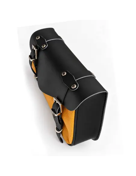 Borsa Sportster Nera Senape 2,5 L | Forcellone Sinistro