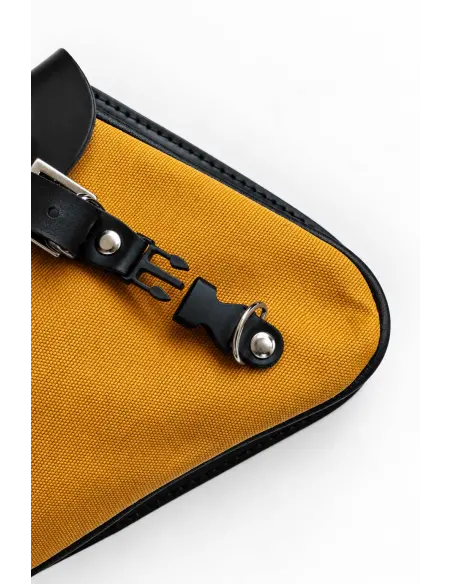 Borsa Sportster Nera Senape 2,5 L | Forcellone Sinistro