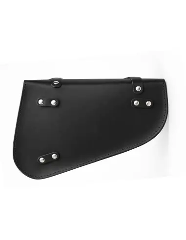 Sacoche Sportster Noire 2,5 L | Cuir et Textile Ciré