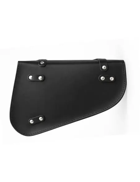 Sacoche Sportster Noire 2,5 L | Cuir et Textile Ciré