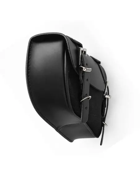 Alforja Sportster Negra 2,5 L | Piel y Textil Encerado