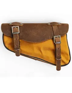 Alforja Sportster Piedra Mostaza 2,5 L | Basculante Izquierdo