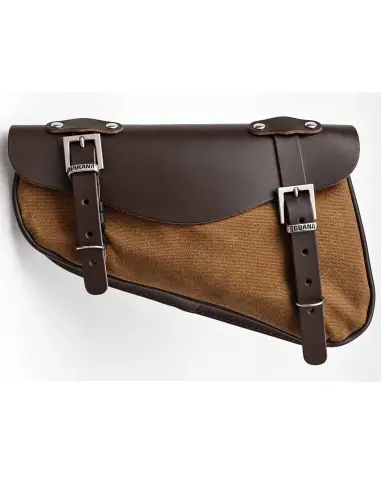 Sacoche Harley Sportster Gauche Cuir Marron 2,5 L