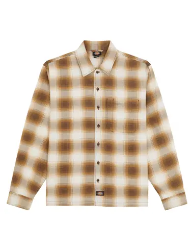 Camicia Dickies Gulfport Marrone Cioccolato