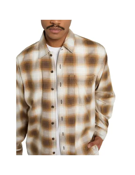 Camisa Dickies Gulfport Marrón Chocolate